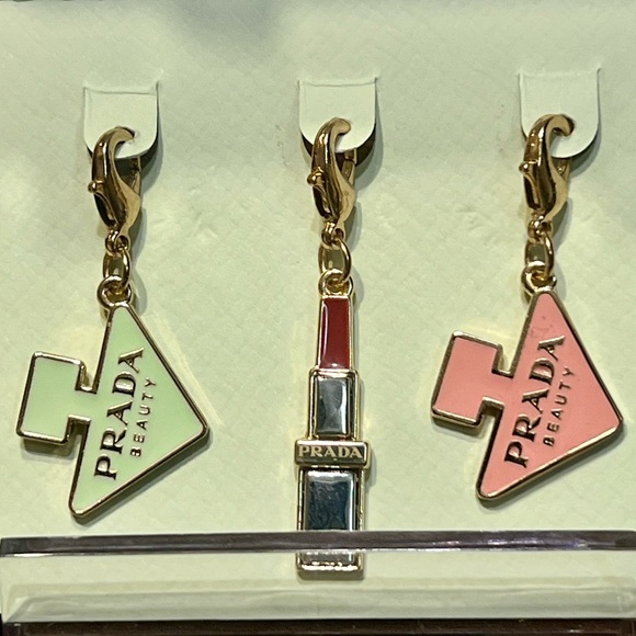 Prada Beauty Set of 3 Charms New in Unopened Packaging - Picture 1 of 4
